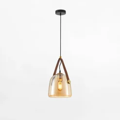 Lampa wisząca bursztynowa SOLTA