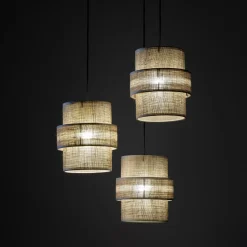 Lampa wisząca CALISTO JUTA 145 cm