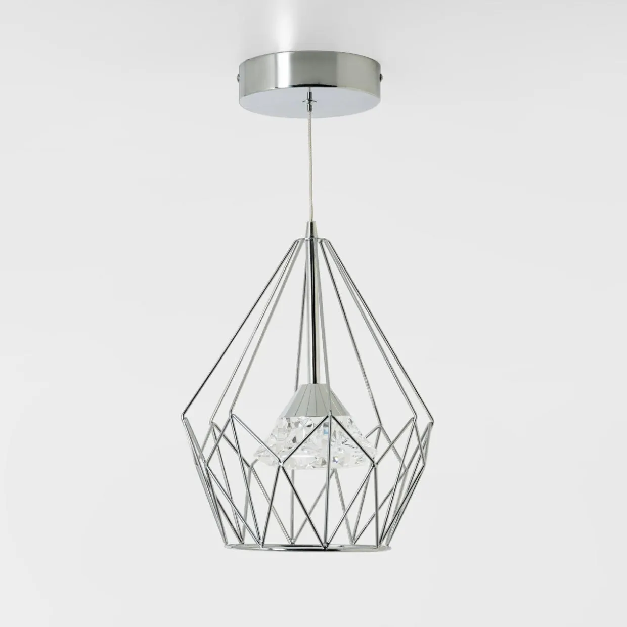Lampa wisząca chrom AMY