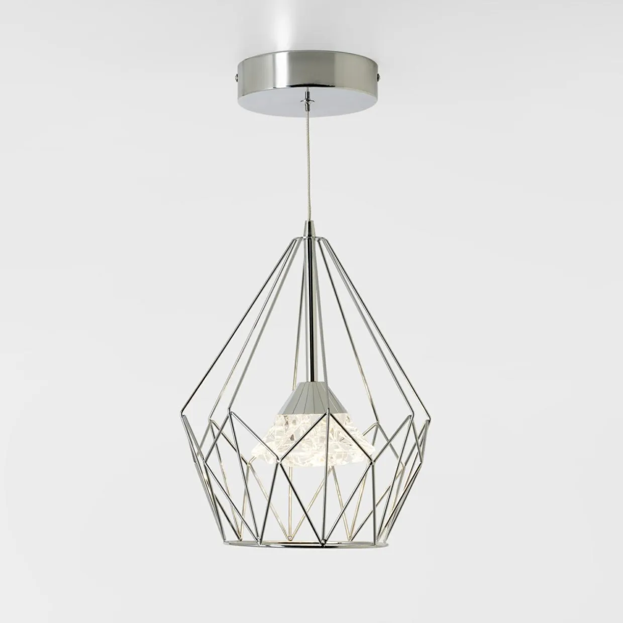 Lampa wisząca chrom AMY