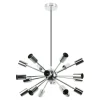 Lampa wisząca chrom MANDI 51 cm