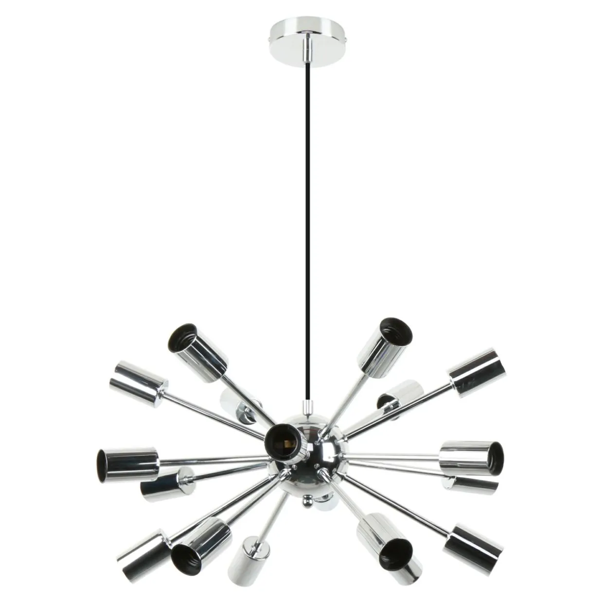 Lampa wisząca chrom MANDI 51 cm