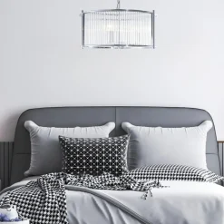 Lampa wisząca chrom MARMO 50 cm