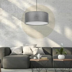 Lampa wisząca ciemnoszara EARTH 50 cm