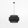 Lampa wisząca czarna CALISTO fi 50 cm