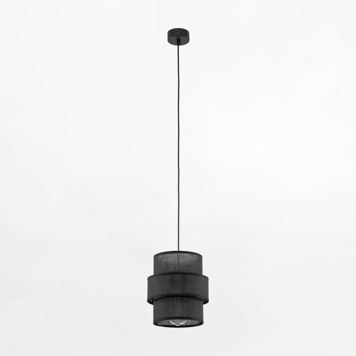 Lampa wisząca czarna CALISTO fi 20 cm
