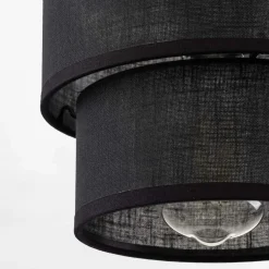 Lampa wisząca czarna CALISTO fi 20 cm