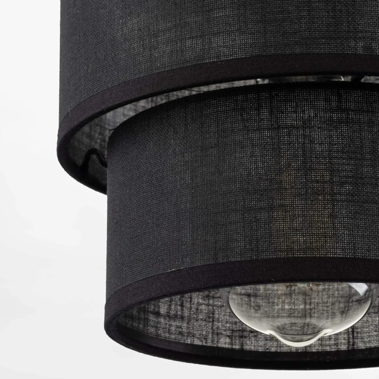 Lampa wisząca czarna CALISTO fi 20 cm