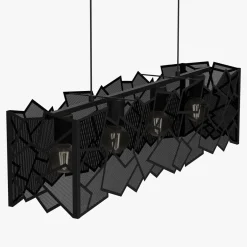 Lampa wisząca czarna CAMO IV