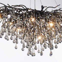 Lampa wisząca czarna ICICLE