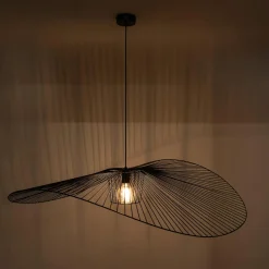 Lampa wisząca czarna KAPELUSZ