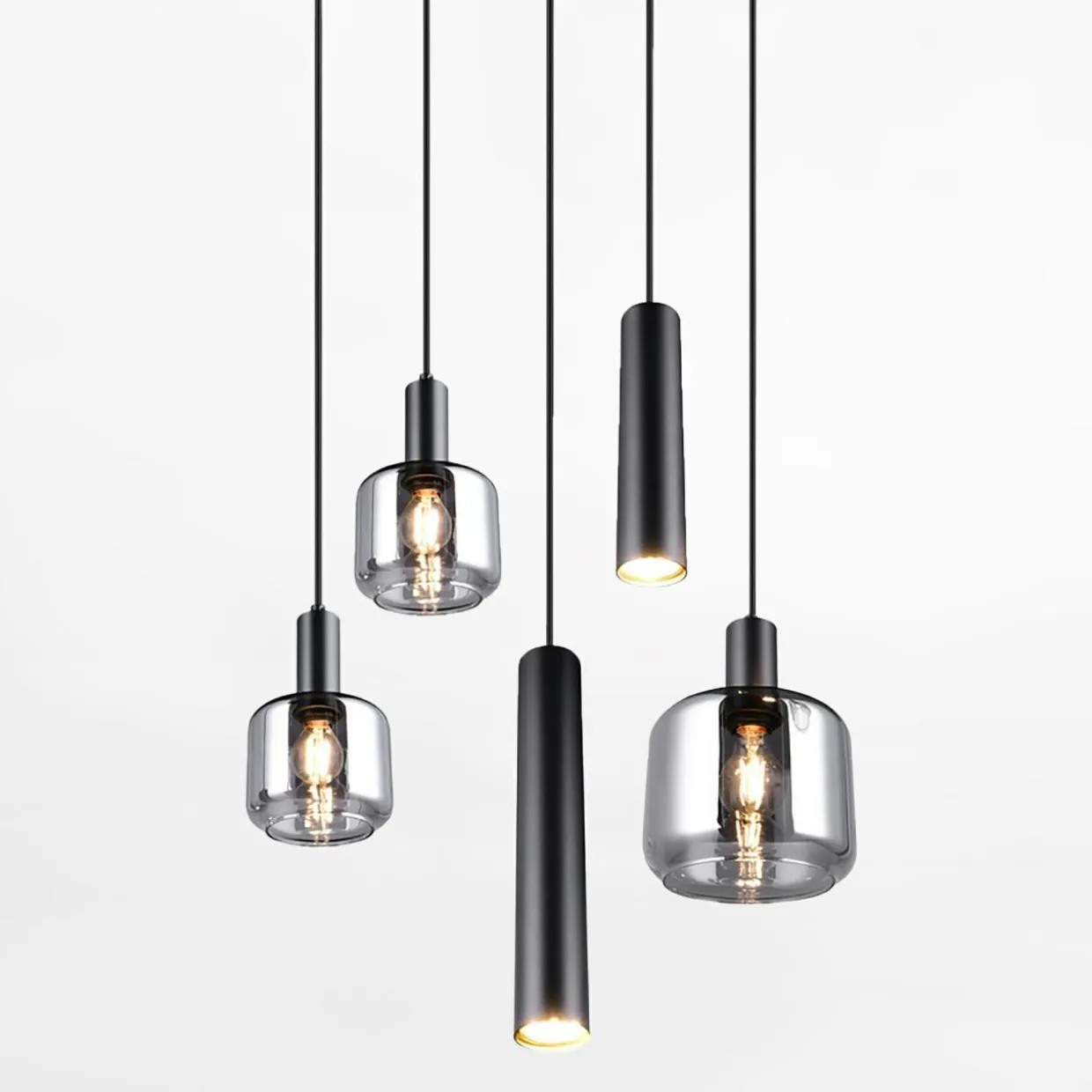 Lampa wisząca czarna MATARO