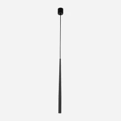 Lampa wisząca czarna PIANO BLACK I