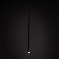 Lampa wisząca czarna PIANO BLACK I