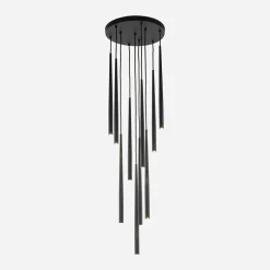Lampa wisząca czarna PIANO BLACK X