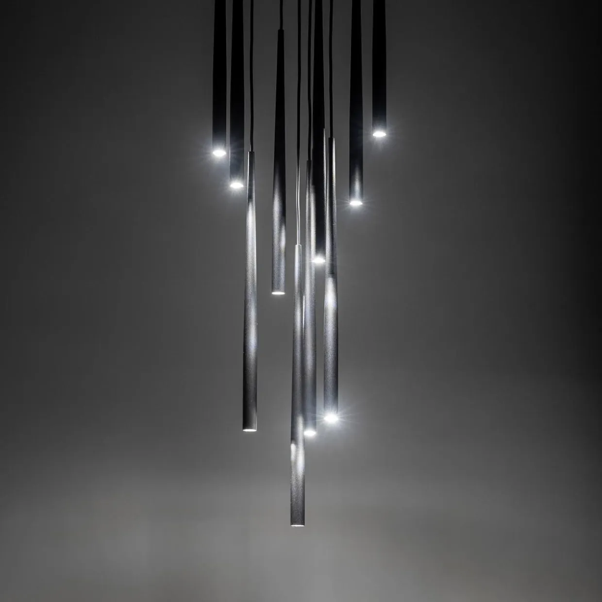 Lampa wisząca czarna PIANO BLACK X