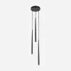 Lampa wisząca czarna PIANO BLACK III