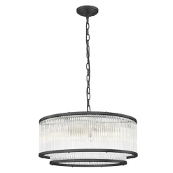 Lampa wisząca czarna SERGIO 50 cm
