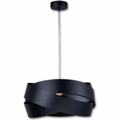 Lampa wisząca czarna TORNADO