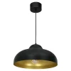 Lampa wisząca czarno-złota BASCA