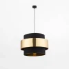 Lampa wisząca czarno-złota CALISTO NEW fi 50 cm
