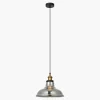 Lampa wisząca czarno-złota HUBERT