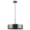 Lampa wisząca czarno-złota LEO 40,5 cm