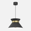 Lampa wisząca czarno-złota NORGE