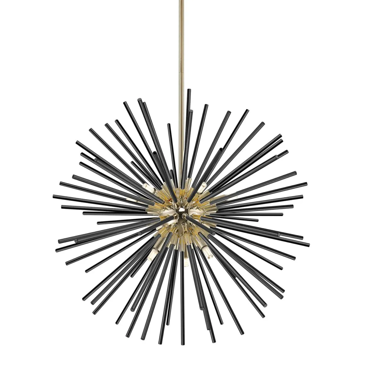 Lampa wisząca czarno-złota URCHIN