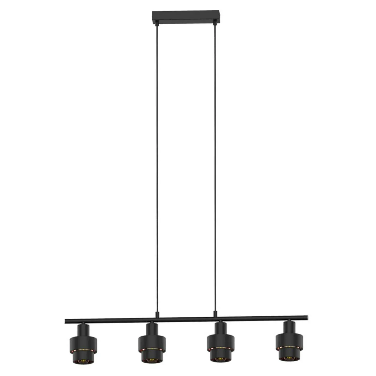 Lampa wisząca czarny mat SALERNO