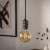 Lampa wisząca czarny połysk SZ61099 200 cm