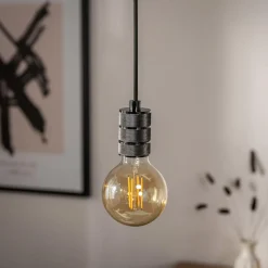Lampa wisząca czarny połysk SZ61099 200 cm