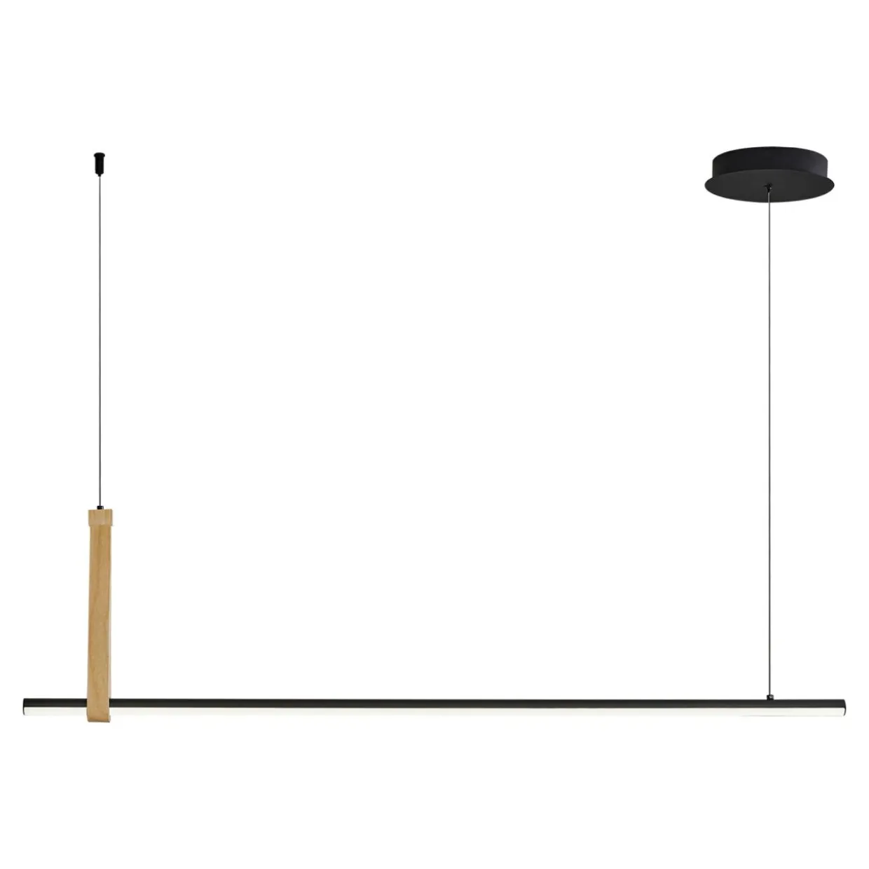 Lampa wisząca designerska czarna LED CLAUD