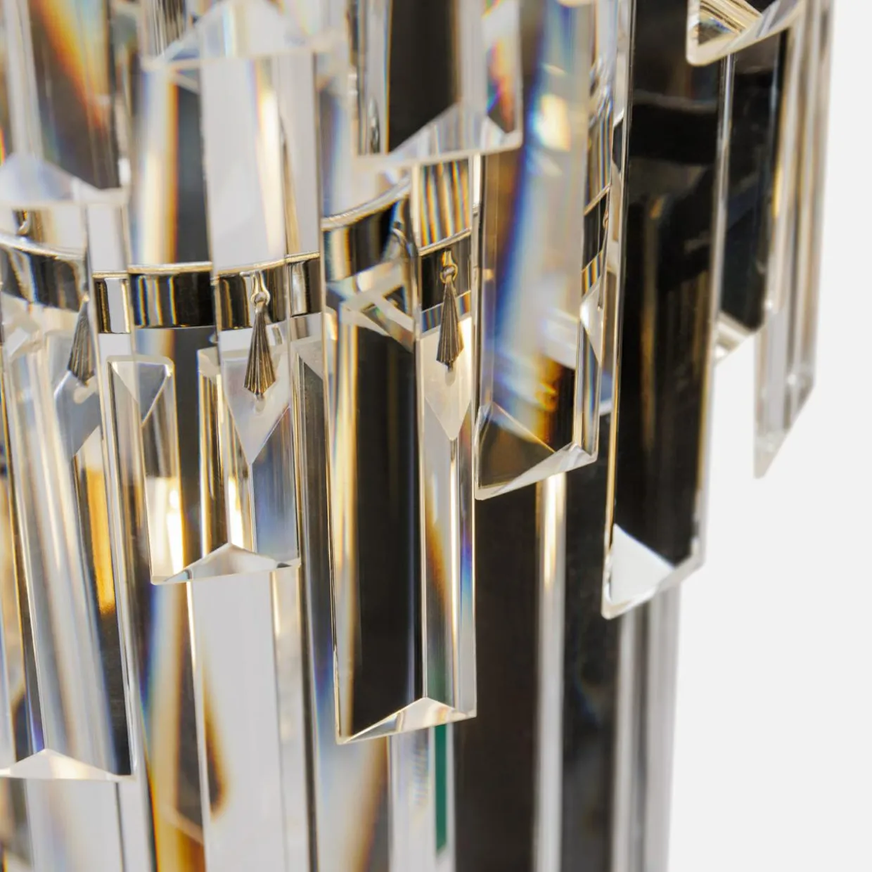 Lampa wisząca do salonu glamour chrom LUXE 160 cm
