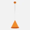Lampa wisząca geometryczna pomarańczowa CONO