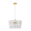 Lampa wisząca glamour złota BACH 41 cm
