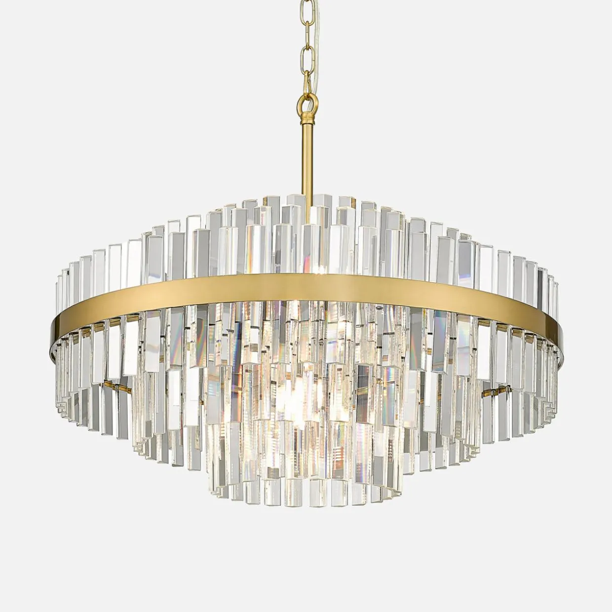 Lampa wisząca glamour złota CONSTANTINOPLE 60 cm