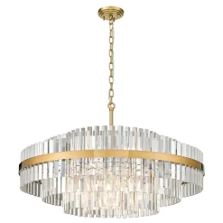 Lampa wisząca glamour złota CONSTANTINOPLE 80 cm