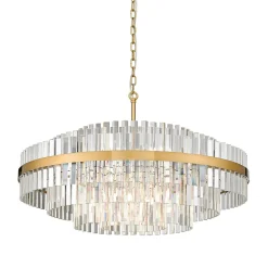 Lampa wisząca glamour złota CONSTANTINOPLE 80 cm