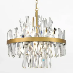 Lampa wisząca glamour złota CONSTANTINOPLE 50 cm