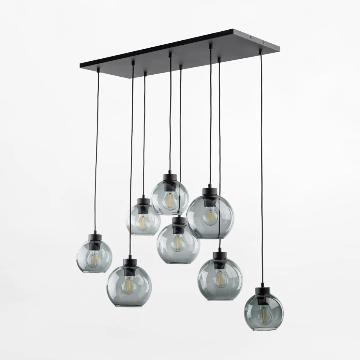 Lampa wisząca grafitowa CUBUS 8
