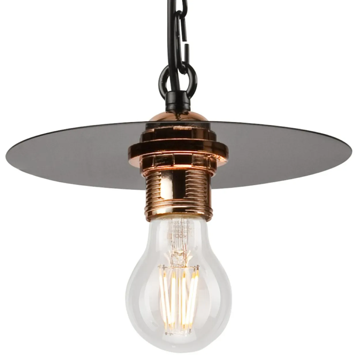Lampa wisząca industrialna czarna ALICE