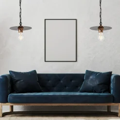 Lampa wisząca industrialna czarna ALICE