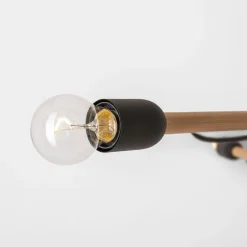 Lampa wisząca jasne drewno HELIX IV WOOD