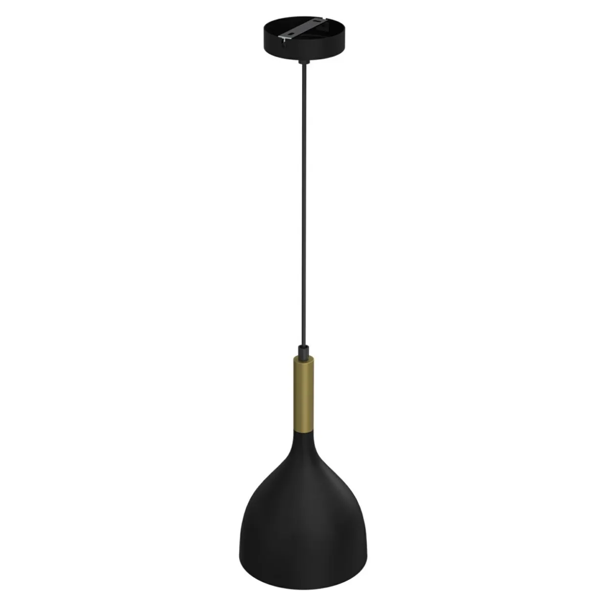 Lampa wisząca kielich czarno-złota NOAK I