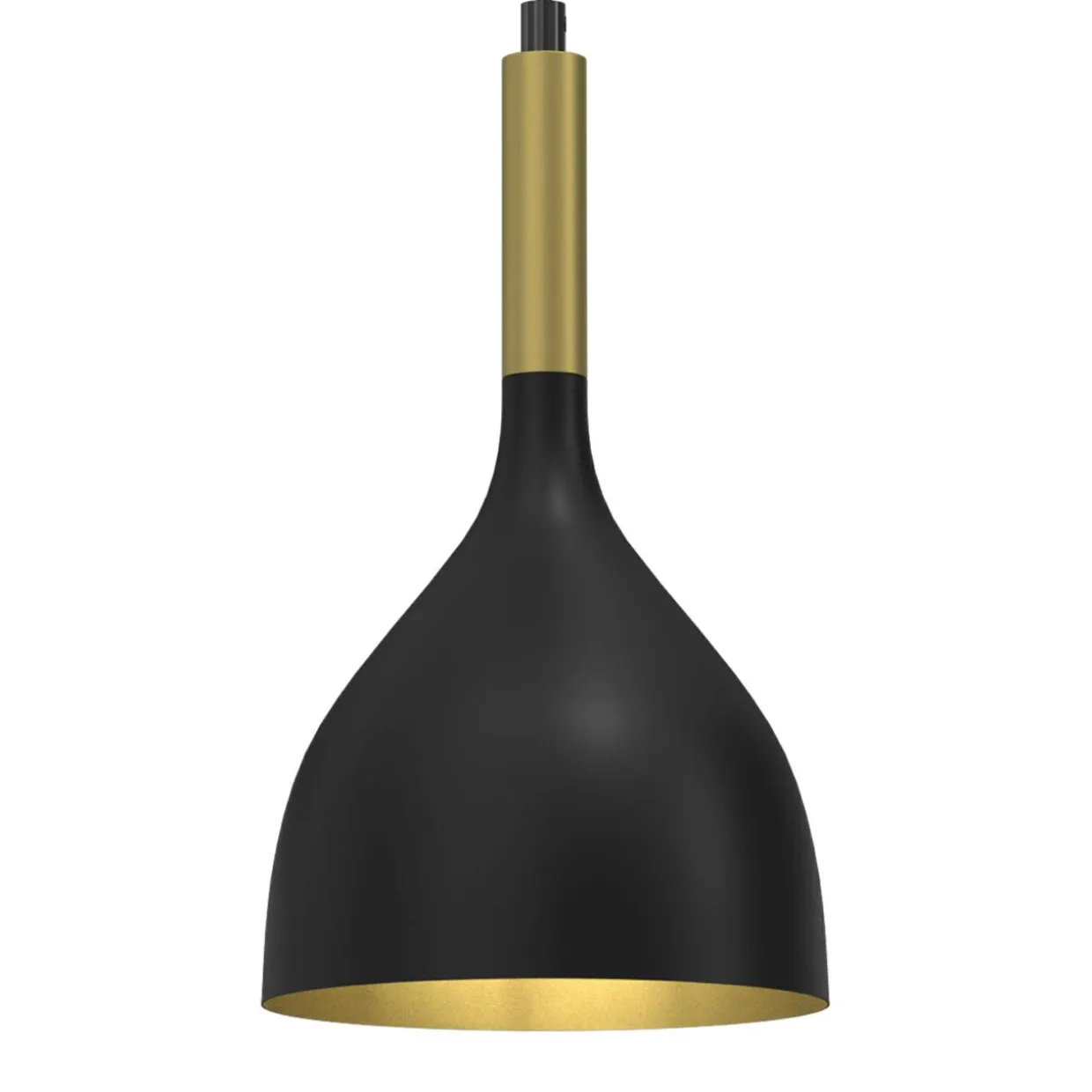 Lampa wisząca kielich czarno-złota NOAK I