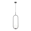 Lampa wisząca kula czarna PARVA