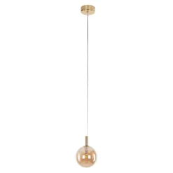 Lampa wisząca kula złota ESTERA