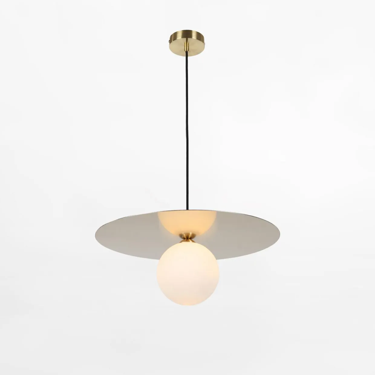Lampa wisząca kula złota SPOLETTO