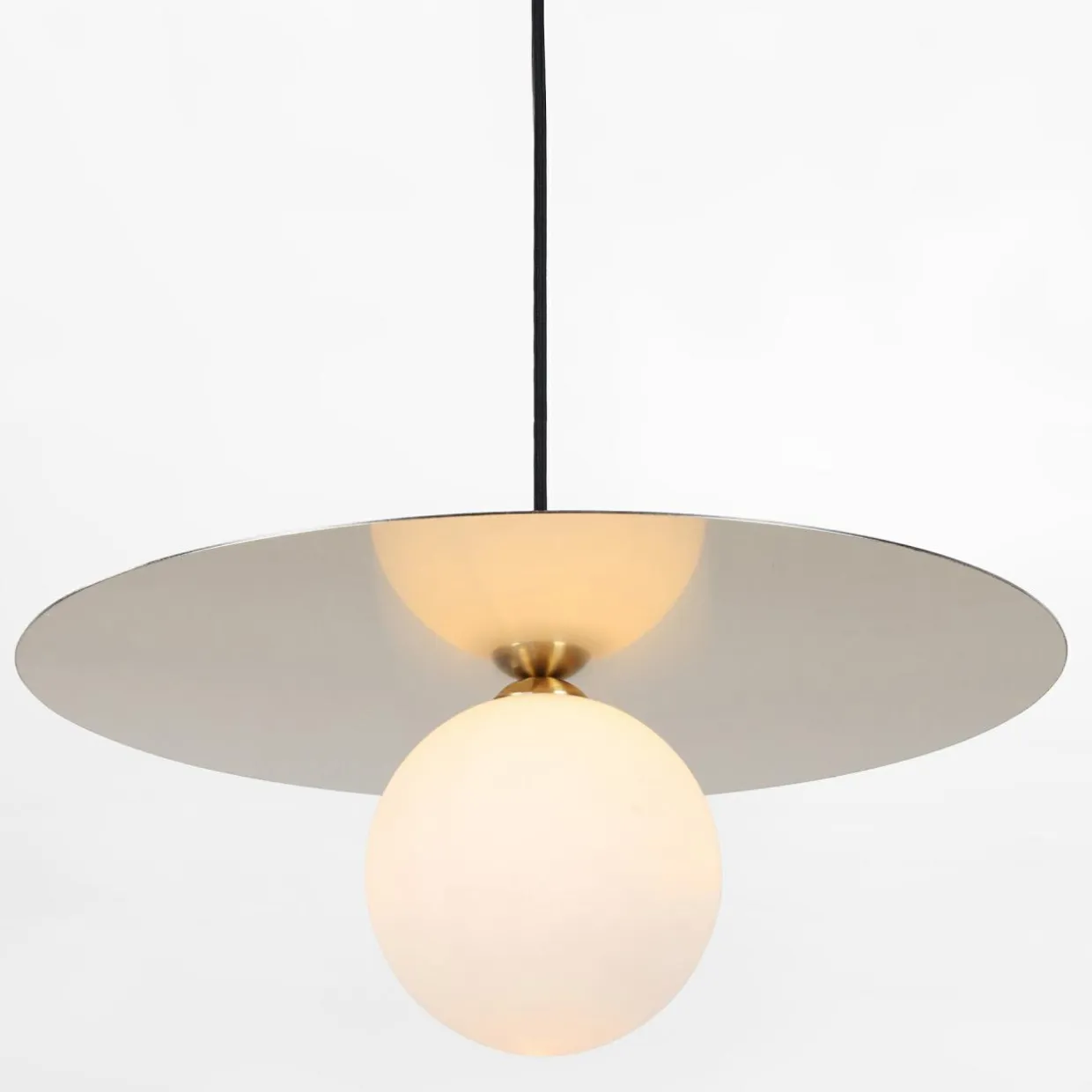 Lampa wisząca kula złota SPOLETTO